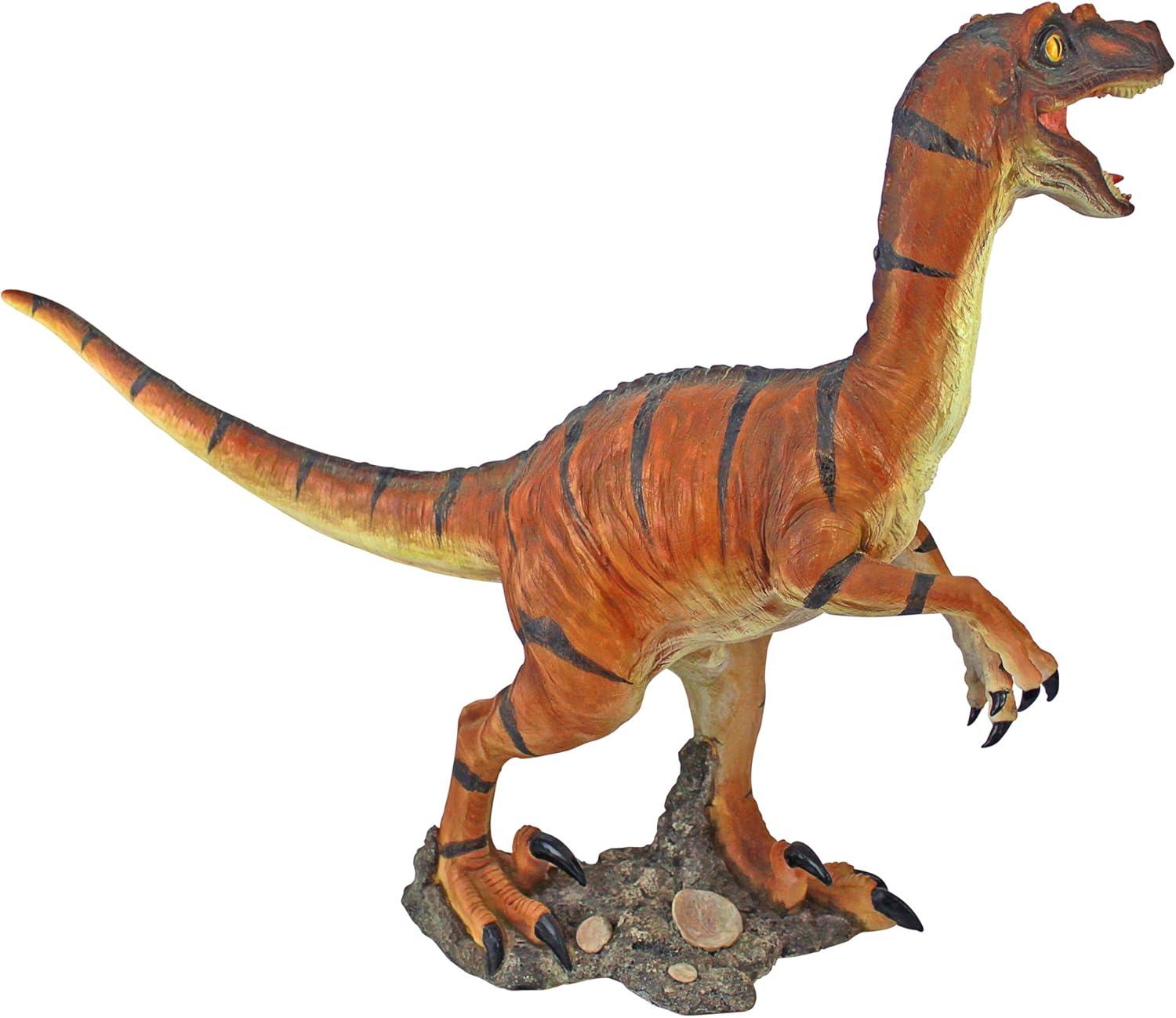 imageDesign Toscano Velociraptor Scaled Dinosaur StatueFull Color