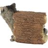 Design Toscano Bandit the Raccoon Indoor/Outdoor Garden Animal Statue, 10 Inch Long, Cast Stone Resin, Full Color Finish(Bandit  the Raccoon)