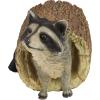 Design Toscano Bandit the Raccoon Indoor/Outdoor Garden Animal Statue, 10 Inch Long, Cast Stone Resin, Full Color Finish(Bandit  the Raccoon)