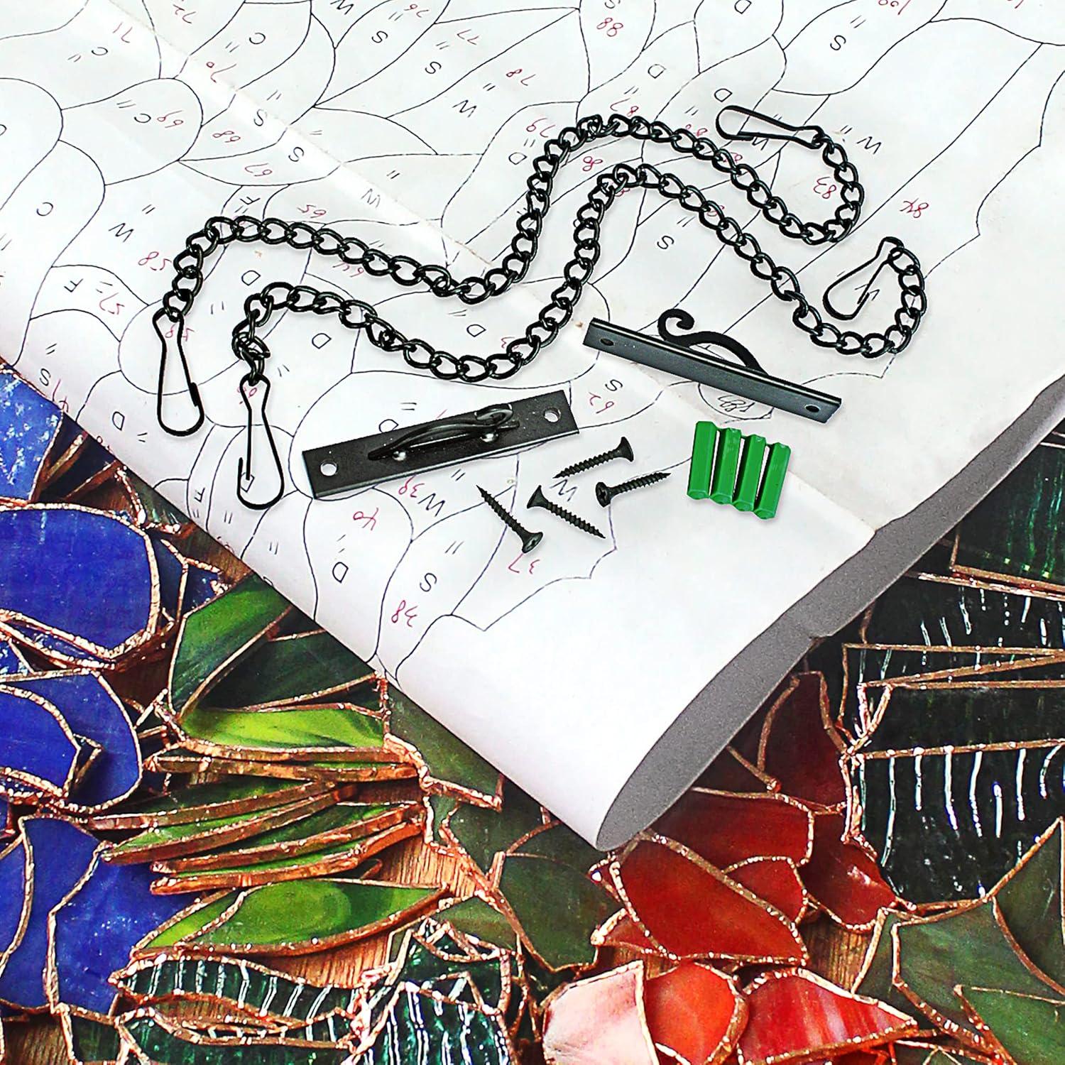 imageDesign Toscano Colbalt Blue Dragonfly TiffanyStyle Stained Glass WindowEmerald Green Dragonfly Stained Glass