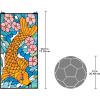 Stained Glass Panel – Asian Koi Fish Stained Glass Window Hangings – Window Treatments(Asian Koi Stained Glass Window)