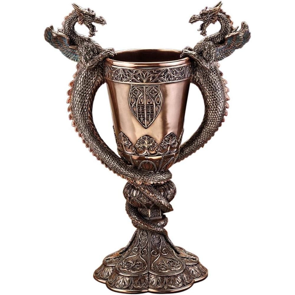 imageDesign Toscano Shadowcrested Tomb Guardians Dragon Chalice