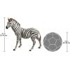 Design Toscano Zora the Zebra Outdoor Garden Statue, 22 Inch, Polyresin, Full Color(Single)