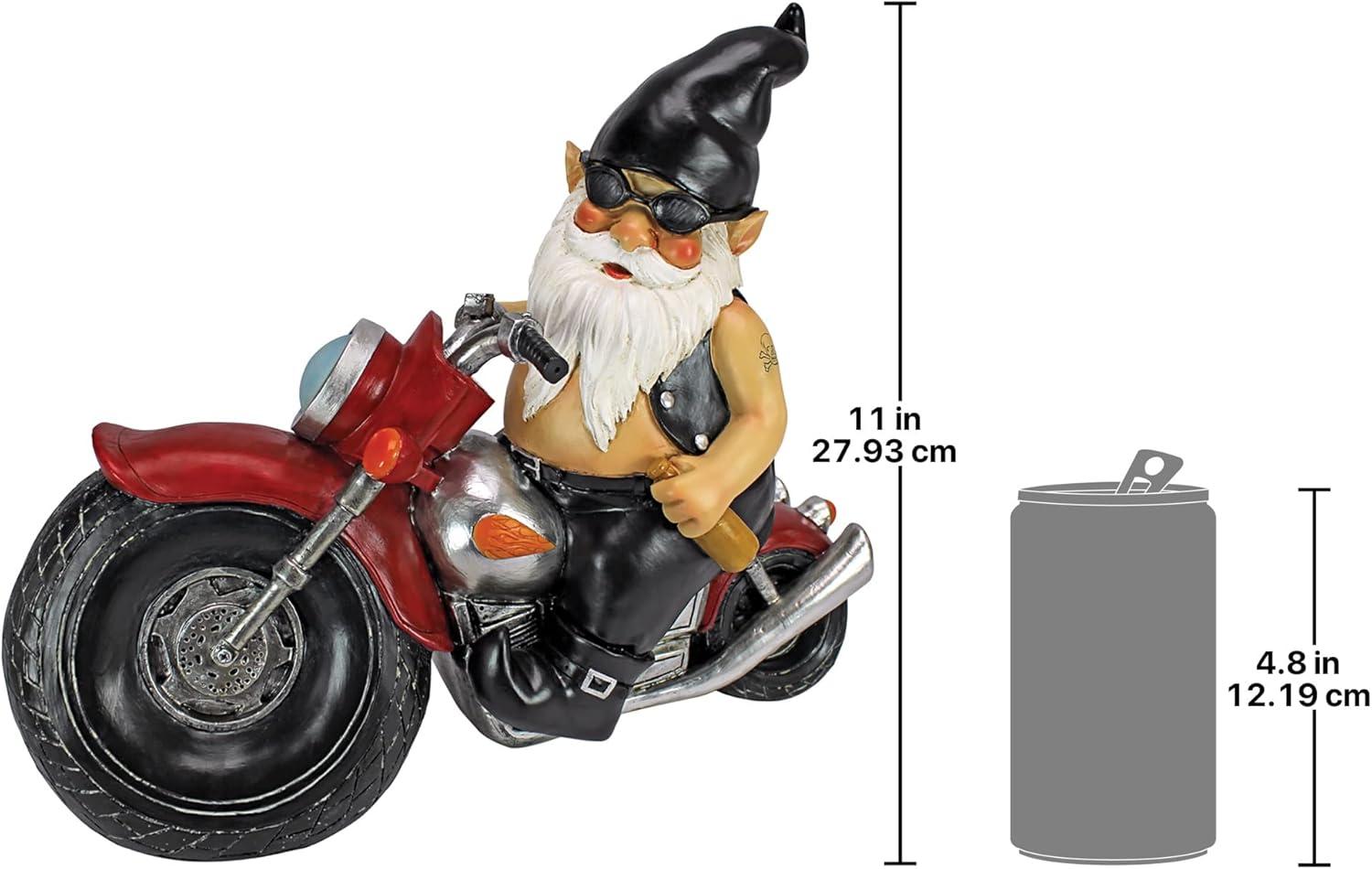 imageDesign Toscano Axle Grease the Biker Gnome Statue