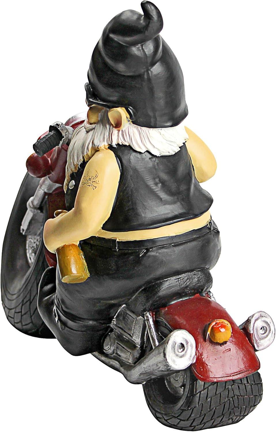 imageDesign Toscano Axle Grease the Biker Gnome Statue