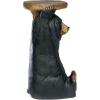 Design Toscano Black Forest Bear Pedestal Table Rustic Cabin Decor, 24 Inch Tall, Cast Stone Resin, Full Color Finish(Forest Bear)
