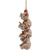 Design Toscano QS94879 See, Speak, Hear No Evil Elephant Holiday Tree Ornament, Single, Full Color Finish(Small)