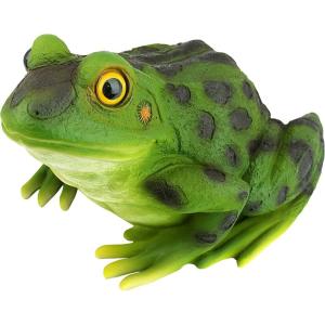 Design Toscano QM20510 Ribbit The Frog Garden Toad Statue, 9″, Full Color(Single)