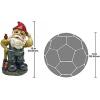 Garden Gnome Statue – Dagobert with Gifts Garden Gnome – Lawn Gnome(Dieter The Digging)