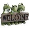 Design Toscano EU10544 Ragin’ Cajun Crocodile Welcome Statue,Full Color 11.5″Wx7.5″Dx8″H