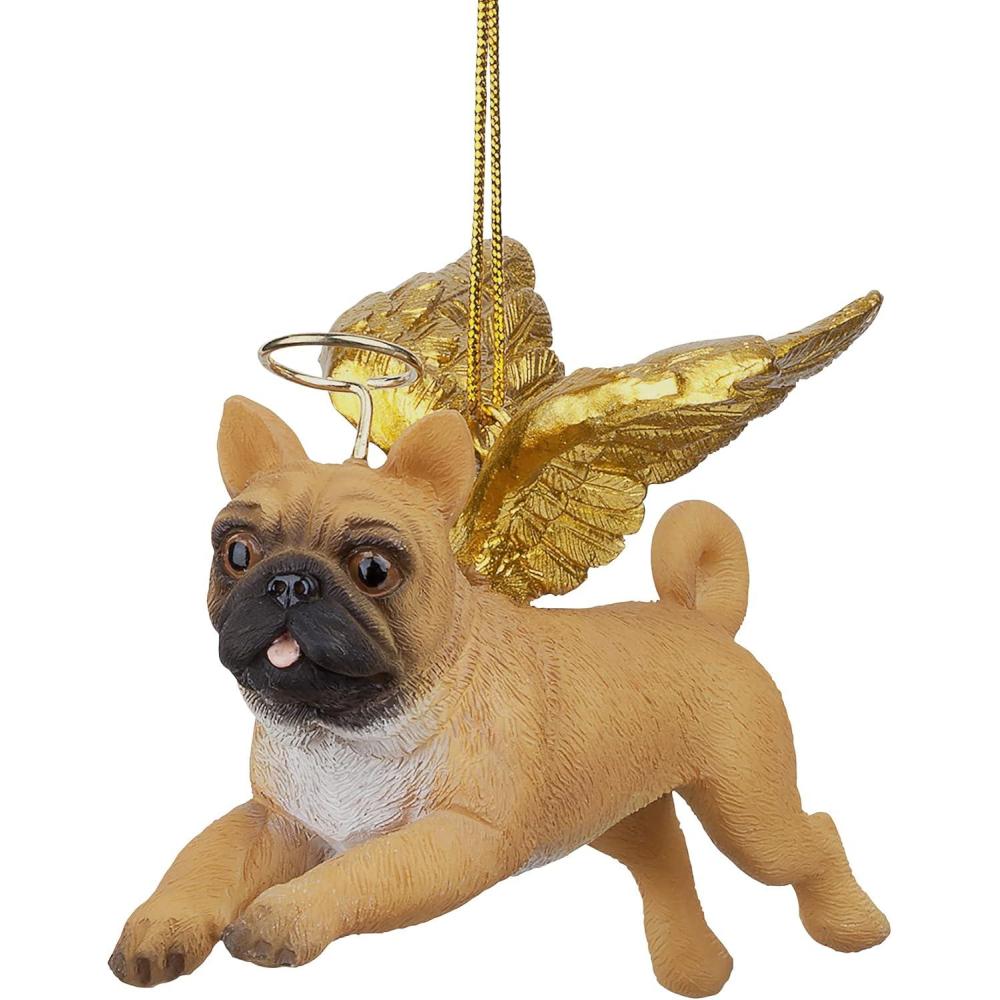 imageANGEL DOBERMAN ORNAMENTGold