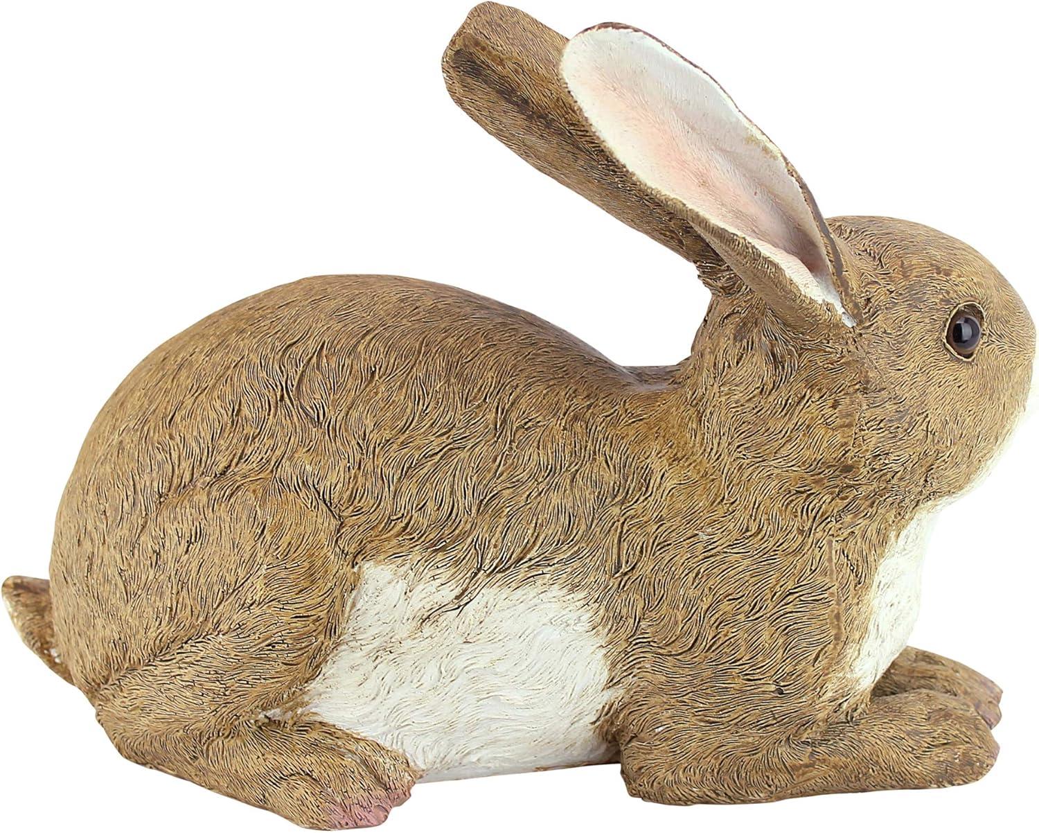 image:imageDesign Toscano QM200861 Bashful The Bunny Lying Down Rabbit Outdoor Garden Statue 10 Inch full color
