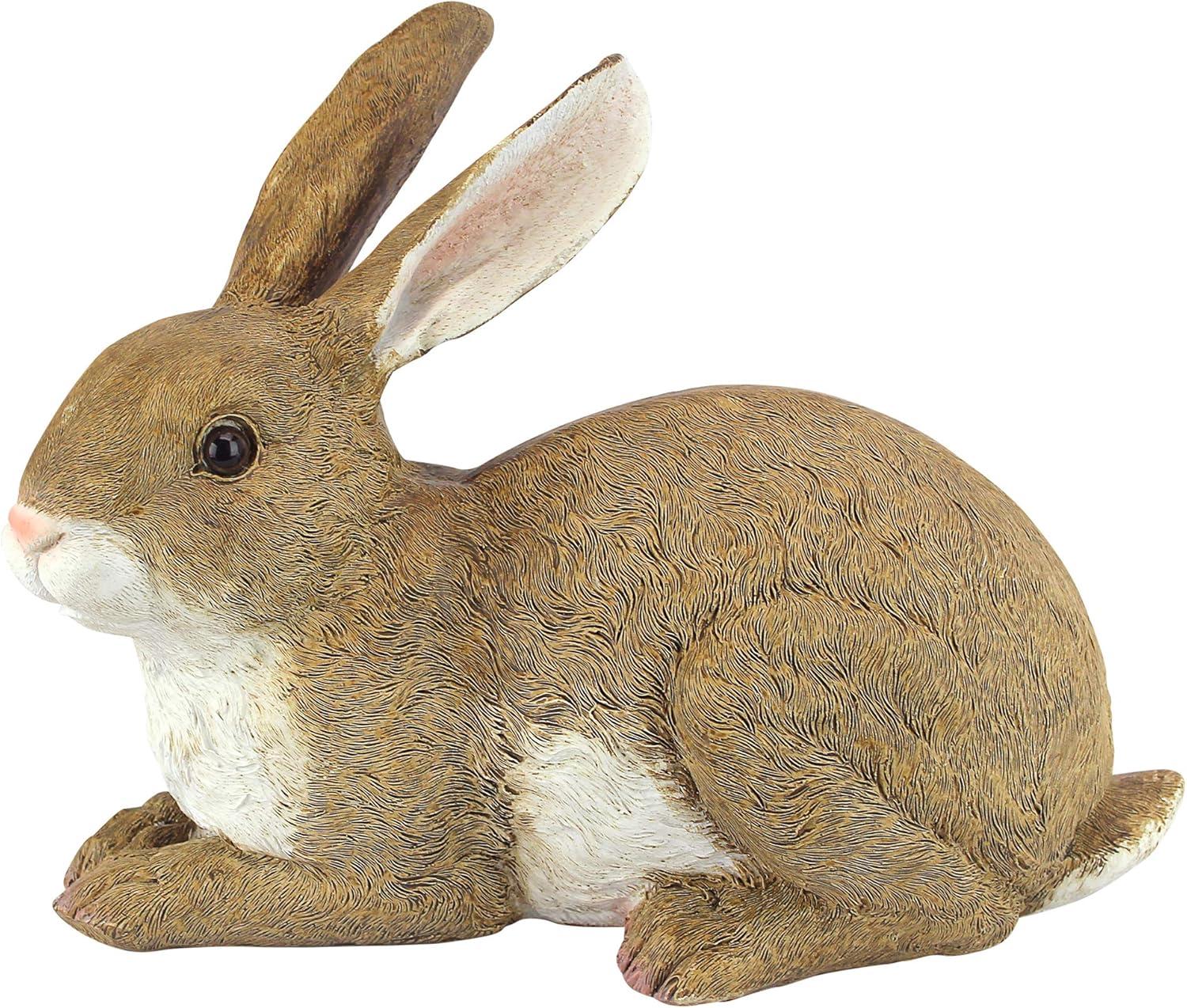 image:imageDesign Toscano QM200861 Bashful The Bunny Lying Down Rabbit Outdoor Garden Statue 10 Inch full color