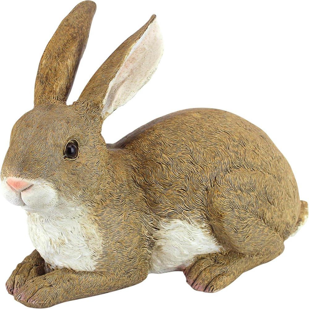 image:imageDesign Toscano QM200861 Bashful The Bunny Lying Down Rabbit Outdoor Garden Statue 10 Inch full color