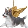 ANGEL MALTESE ORNAMENT(Angel Siberian Husky)