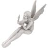 Design Toscano Fannie the Garden Fairy Indoor/Outdoor Shelf Sitting Statue, 12 Inch Tall, Cast Stone Resin, Full Color Finish(Statue)