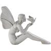 Design Toscano Fannie the Garden Fairy Indoor/Outdoor Shelf Sitting Statue, 12 Inch Tall, Cast Stone Resin, Full Color Finish(Statue)