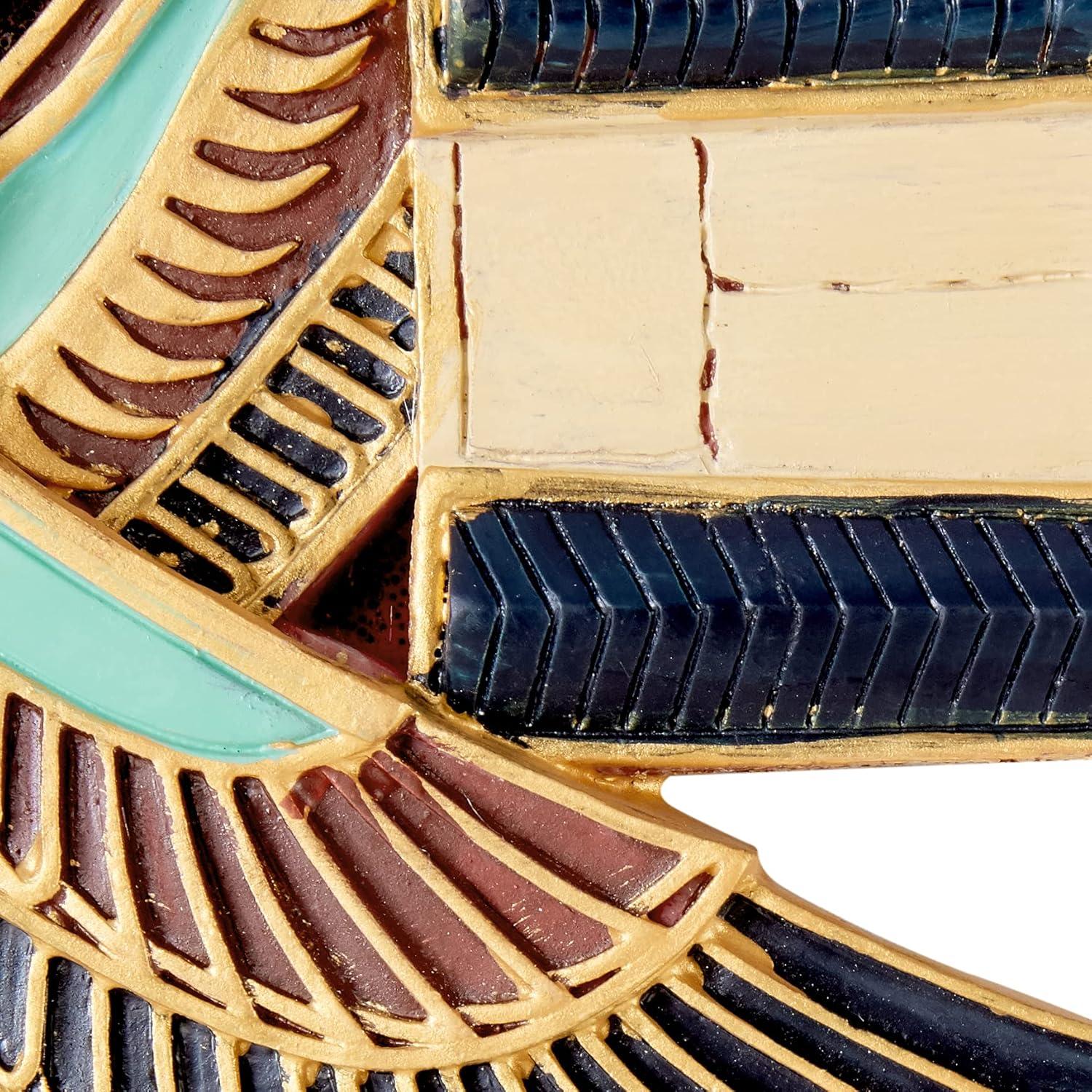 image:imageDesign Toscano Egypitan Decor Eye of Horus Wall Sculpture Plaque 12 Inch Polyresin Full Color QL124212Eye of Horus