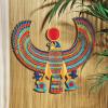 Design Toscano Egypitan Decor Eye of Horus Wall Sculpture Plaque, 12 Inch, Polyresin, Full Color, QL124212(Horus Plaque)