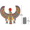 Design Toscano Egypitan Decor Eye of Horus Wall Sculpture Plaque, 12 Inch, Polyresin, Full Color, QL124212(Horus Plaque)