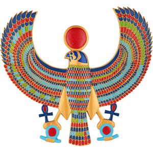 Design Toscano Egypitan Decor Eye of Horus Wall Sculpture Plaque, 12 Inch, Polyresin, Full Color, QL124212(Horus Plaque)
