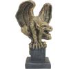 Design Toscano Abbadon Gothic Gargoyle Indoor/Outdoor Garden Statue on Celtic Base, 12 Inches Tall, Cast Stone Resin, Two Tone Stone Finish