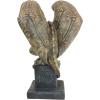Design Toscano Abbadon Gothic Gargoyle Indoor/Outdoor Garden Statue on Celtic Base, 12 Inches Tall, Cast Stone Resin, Two Tone Stone Finish