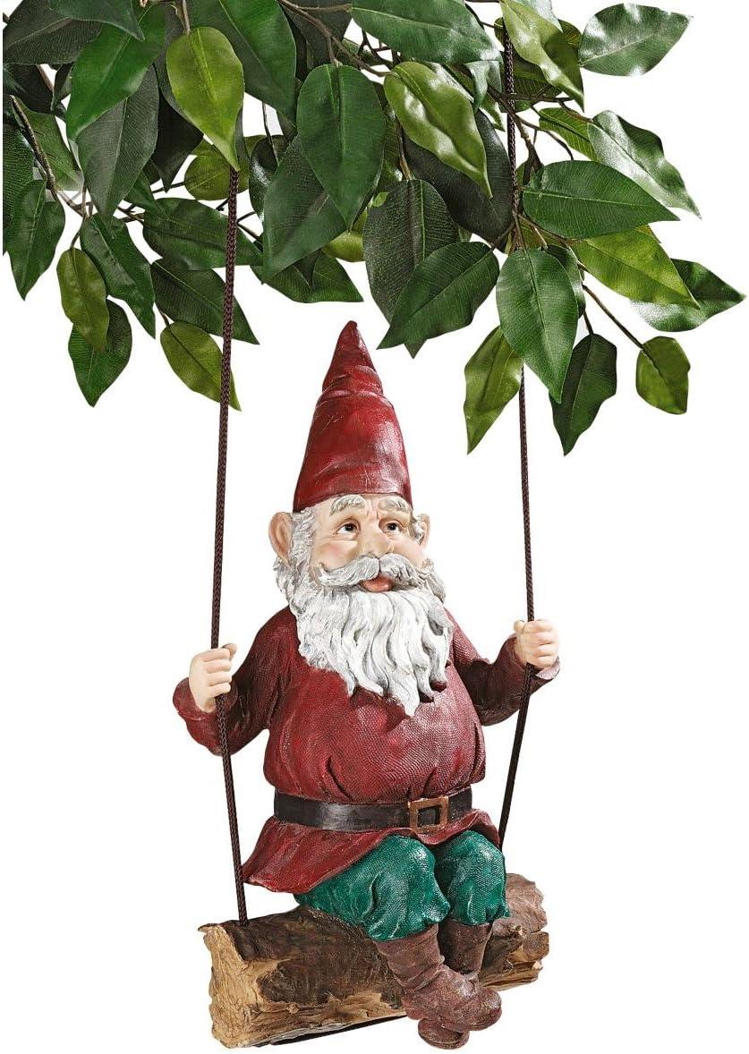 image:imageDesign Toscano Sammy the Swinging Gnome Sculpture