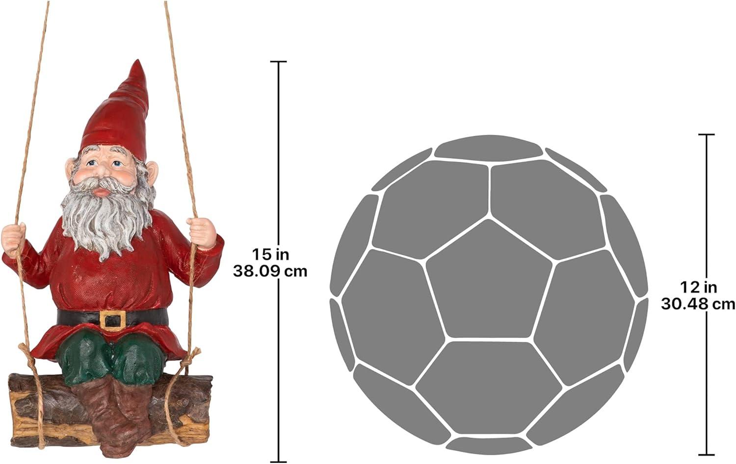 image:imageDesign Toscano Sammy the Swinging Gnome Sculpture