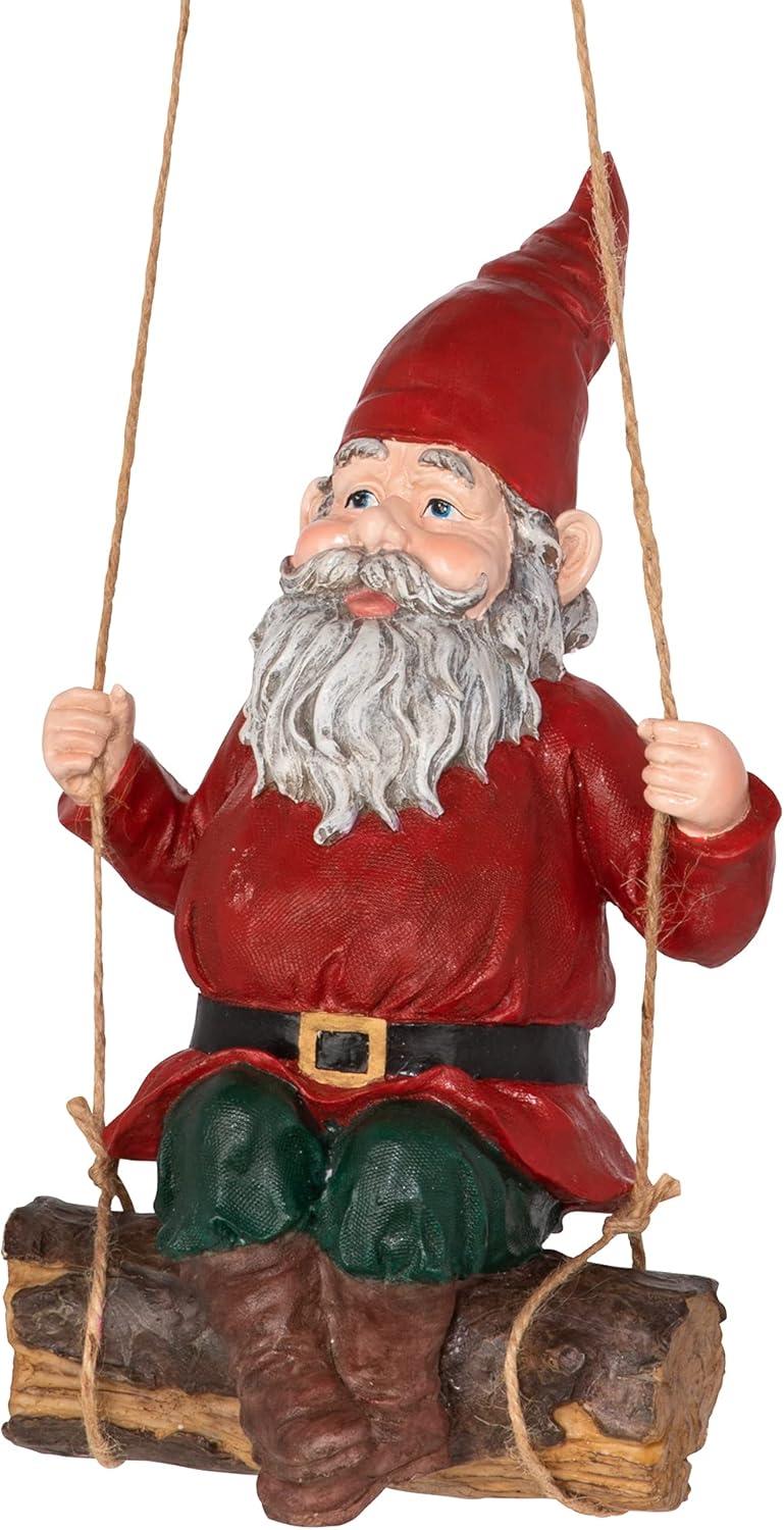 image:imageDesign Toscano Sammy the Swinging Gnome Sculpture