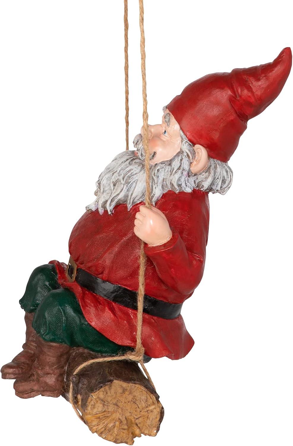image:imageDesign Toscano Sammy the Swinging Gnome Sculpture