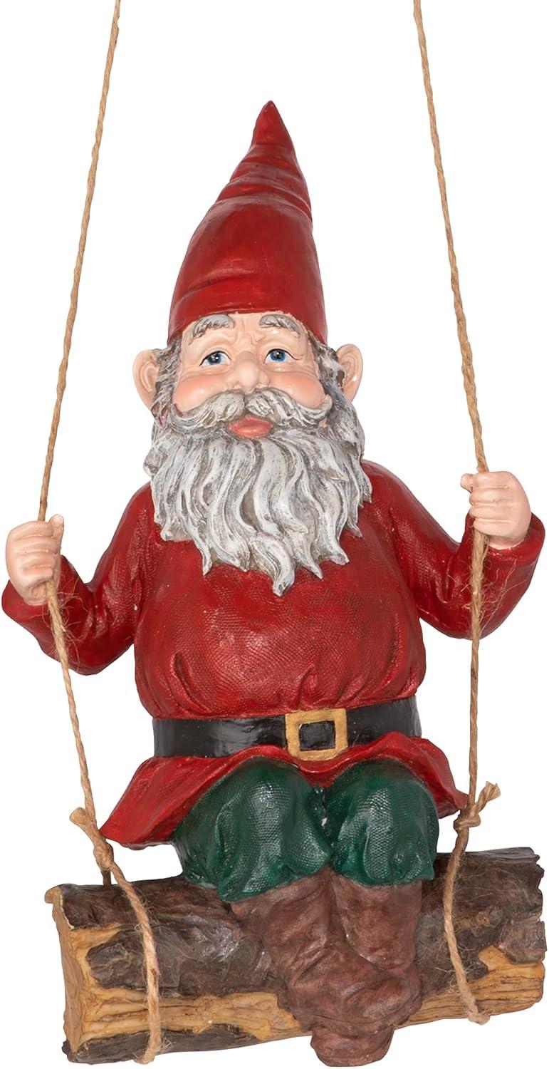 image:imageDesign Toscano Sammy the Swinging Gnome Sculpture