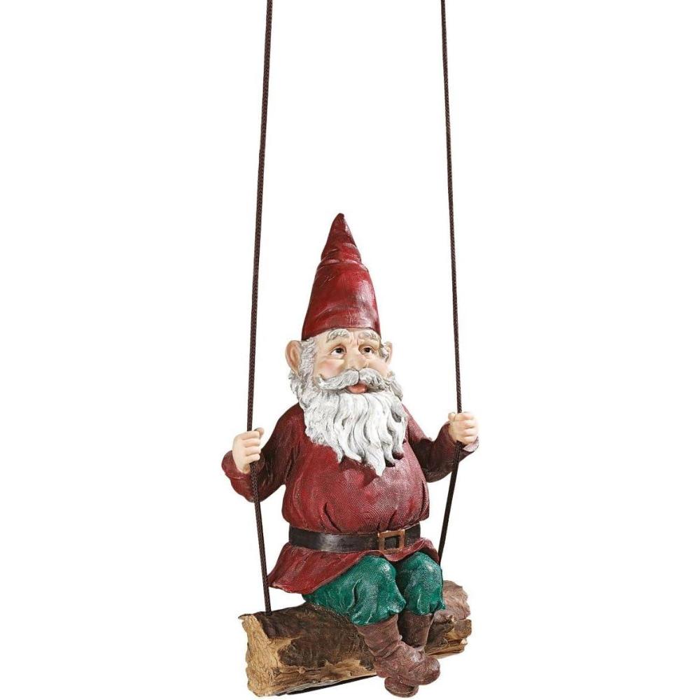 image:imageDesign Toscano Sammy the Swinging Gnome Sculpture