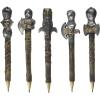 Design Toscano CL993664 Knights of the Realm: Battle Armor Pen C…, Set of 5,Full Color