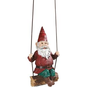 Design Toscano Sammy the Swinging Gnome Sculpture