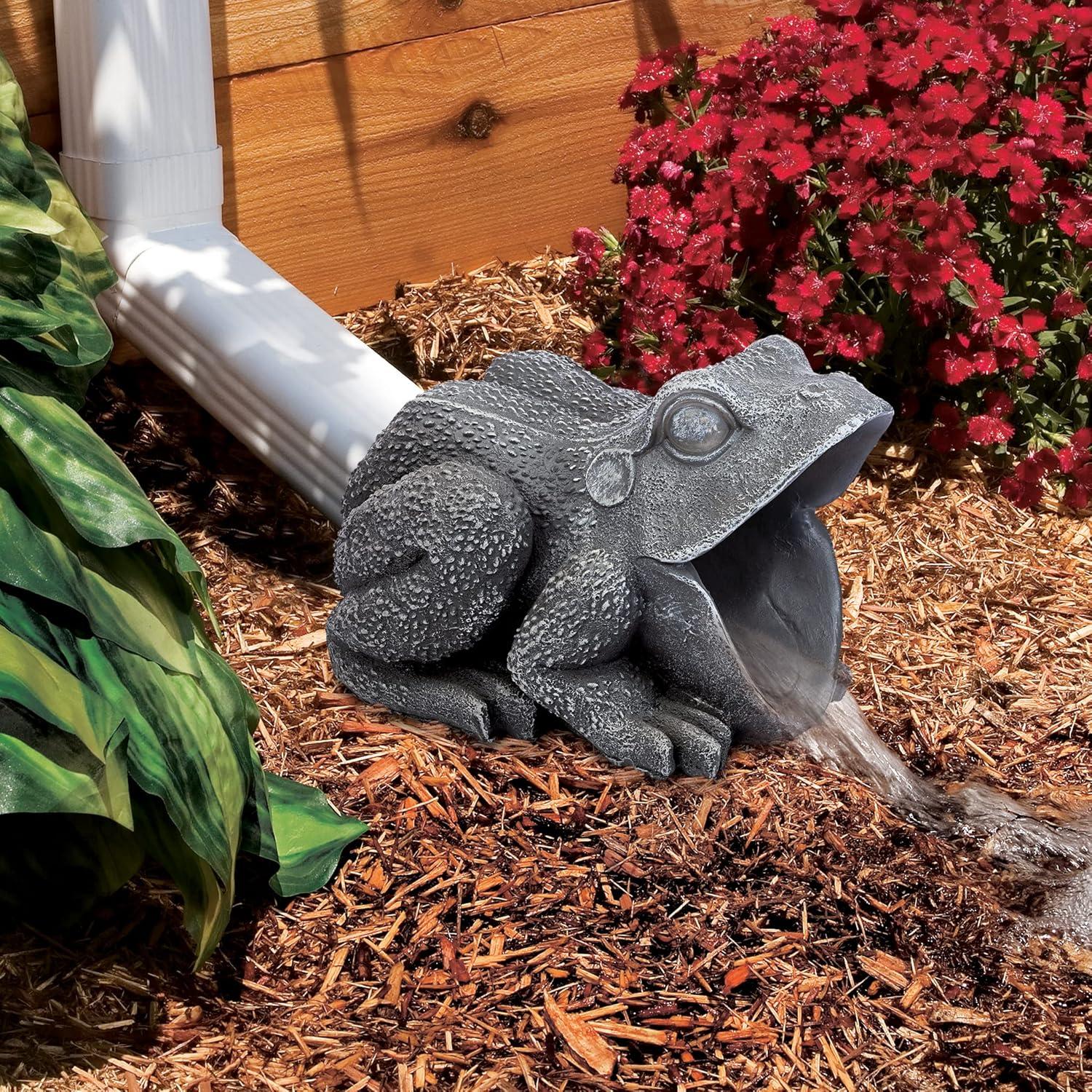 image:imageDesign Toscano QM7512081 Garden Frog Decorative Object Grey Stone