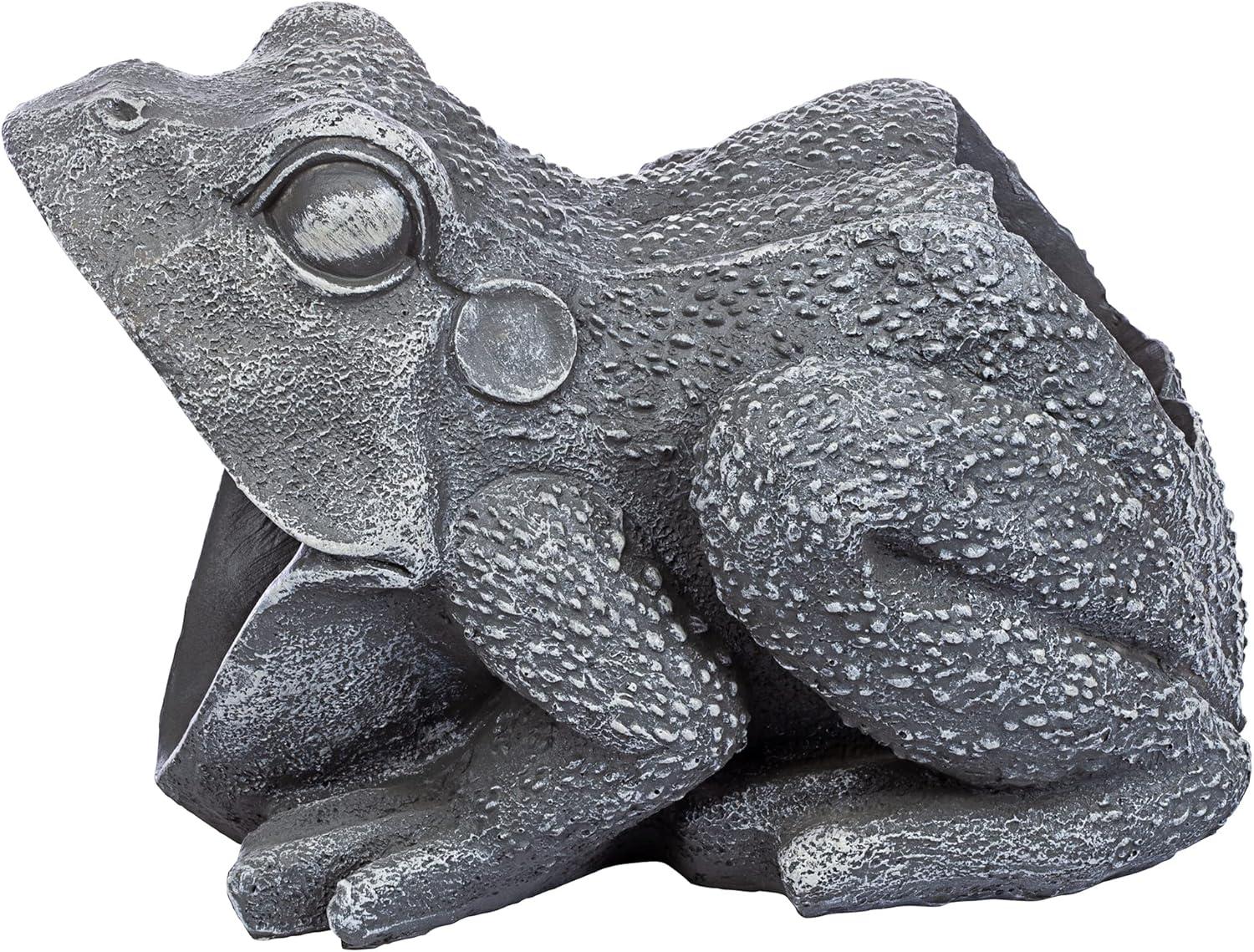 image:imageDesign Toscano QM7512081 Garden Frog Decorative Object Grey Stone