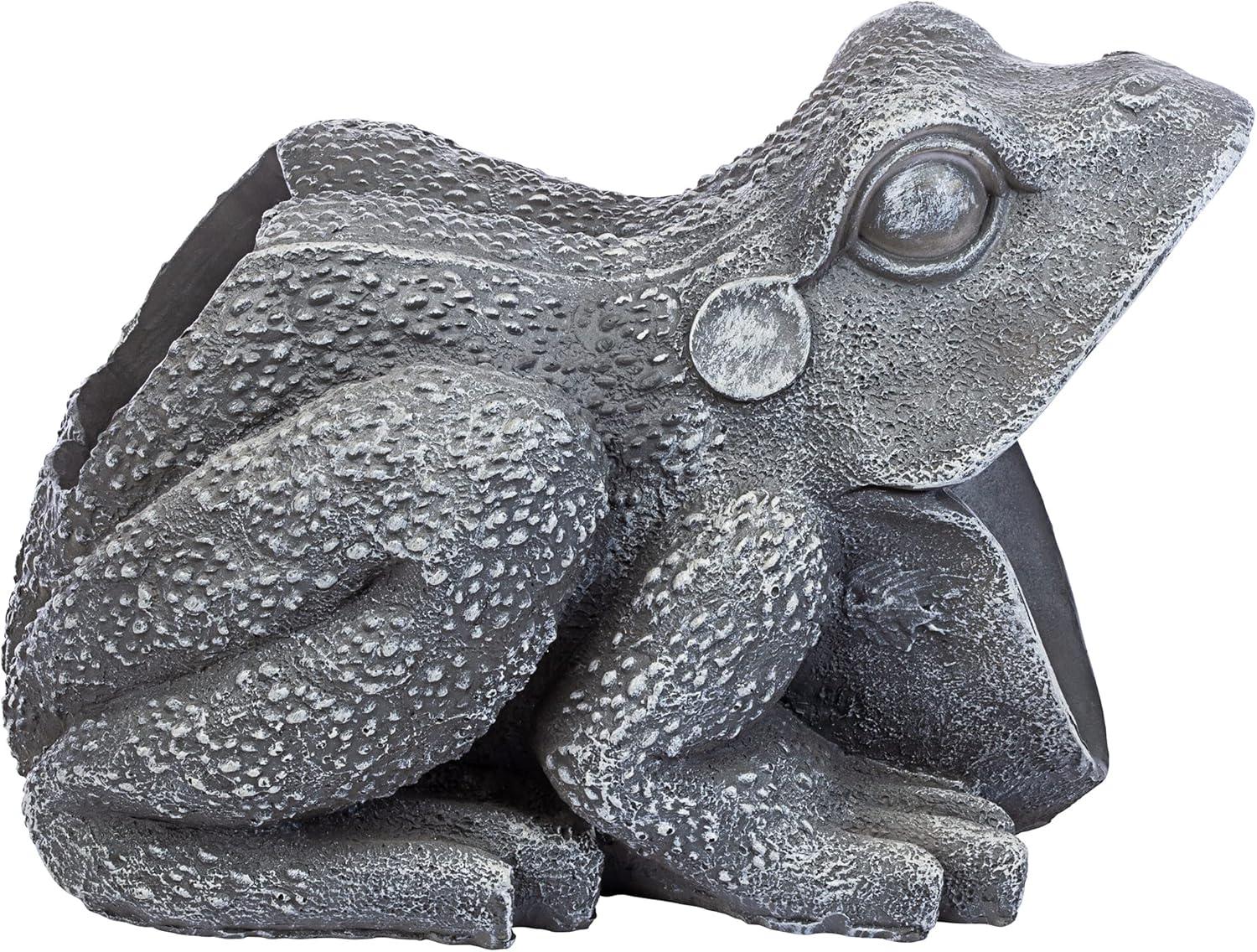image:imageDesign Toscano QM7512081 Garden Frog Decorative Object Grey Stone
