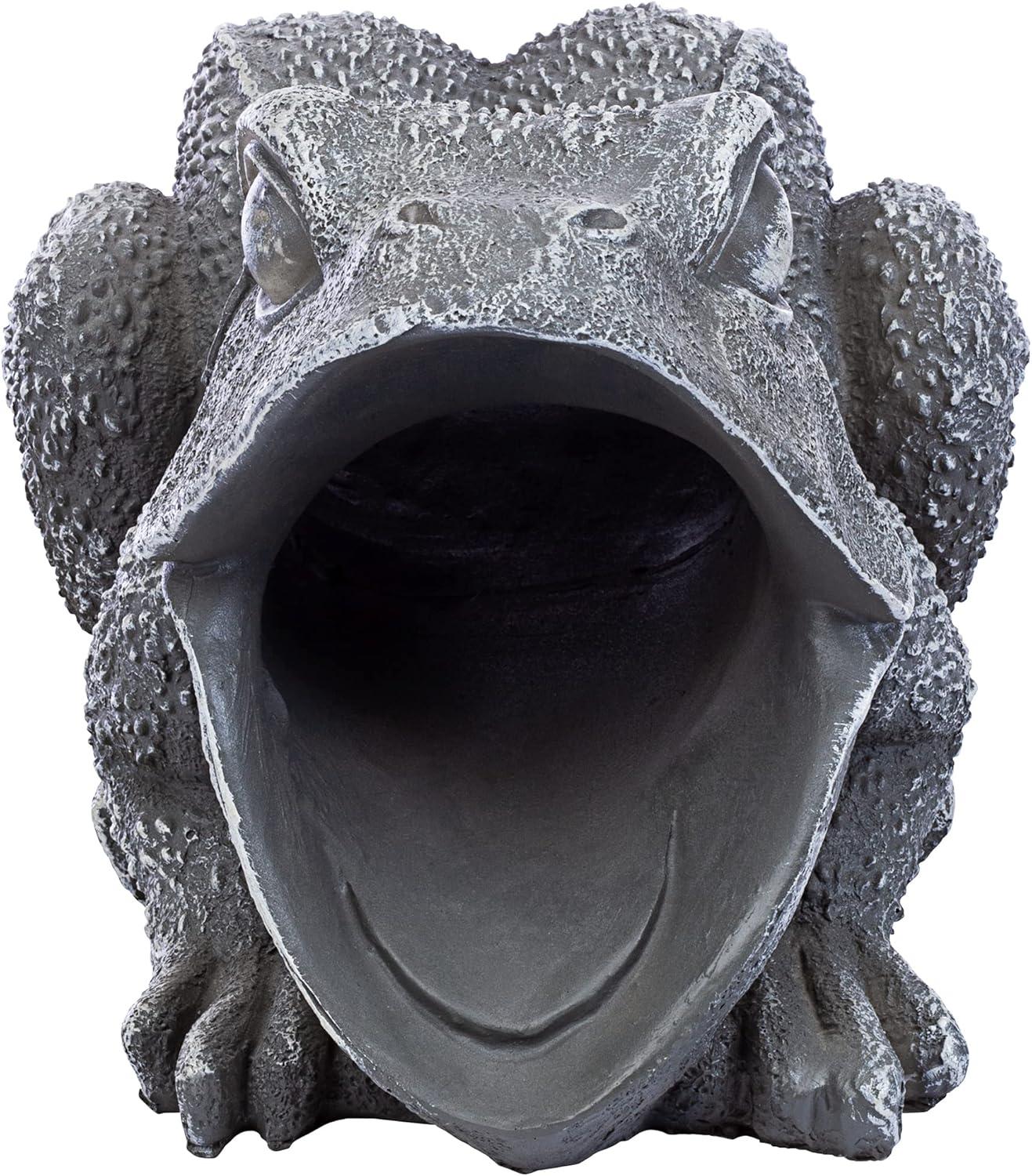image:imageDesign Toscano QM7512081 Garden Frog Decorative Object Grey Stone