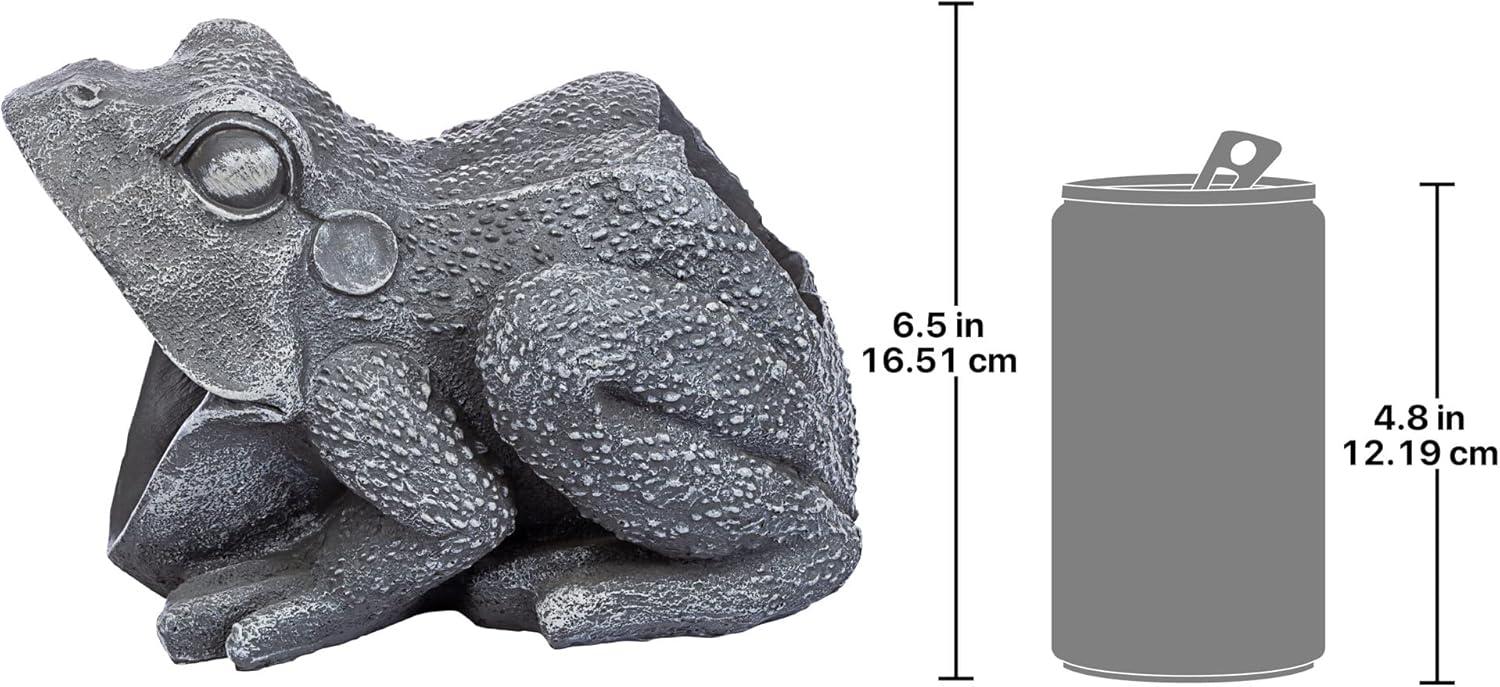 image:imageDesign Toscano QM7512081 Garden Frog Decorative Object Grey Stone