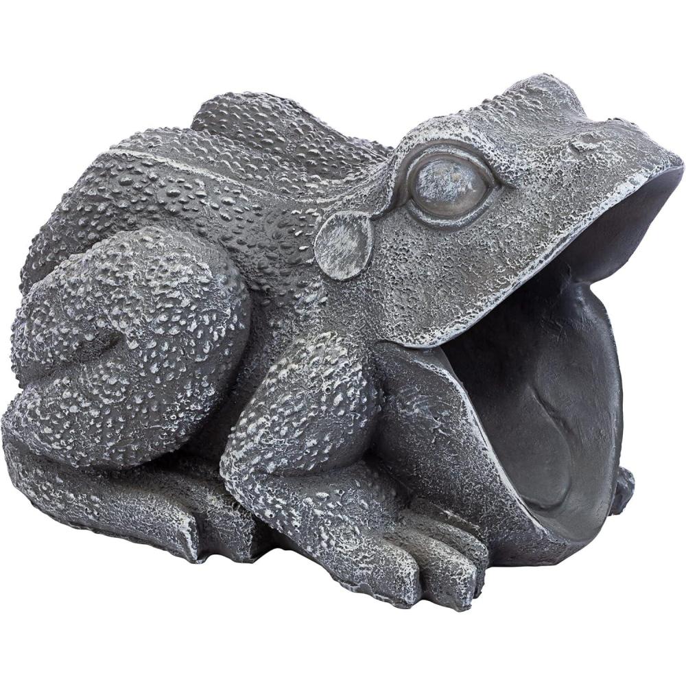 image:imageDesign Toscano QM7512081 Garden Frog Decorative Object Grey Stone