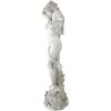 Design Toscano Spring Awakening Classic Woman Garden Statue, 14 inches wide, 40 inches tall, Cast Stone Resin, Antique Stone Finish