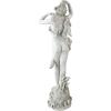 Design Toscano Spring Awakening Classic Woman Garden Statue, 14 inches wide, 40 inches tall, Cast Stone Resin, Antique Stone Finish