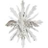 Design Toscano Mystical Snowy Owl Bird Indoor/Outdoor Wall Frieze Sculpture, Medium, 19 inches wide, 11 inches tall, Cast Stone Resin, White Finish(White Finish)