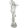 Design Toscano Spring Awakening Classic Woman Garden Statue, 14 inches wide, 40 inches tall, Cast Stone Resin, Antique Stone Finish