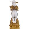 Design Toscano Chateau Carbonne Cherub Mantel Clock Statue, 10 Inch, Polyresin, Gold and Ivory