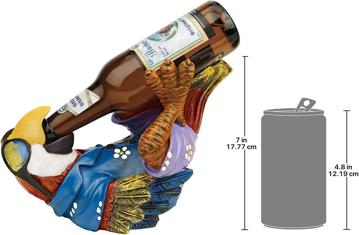 image:imageDesign Toscano Beer Buddy Tiki Parrot Statue