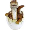 Baby Raptor Dino Egg Statue