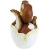 Baby Raptor Dino Egg Statue
