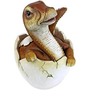 Baby Raptor Dino Egg Statue